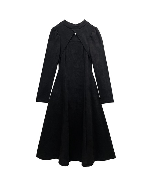 ANDGEEBEE（アンジービー）の「フロントオープンカットワンピ（ワンピース・レディース・ブラック/ネイビー・MEDIUM）」の21枚目の写真