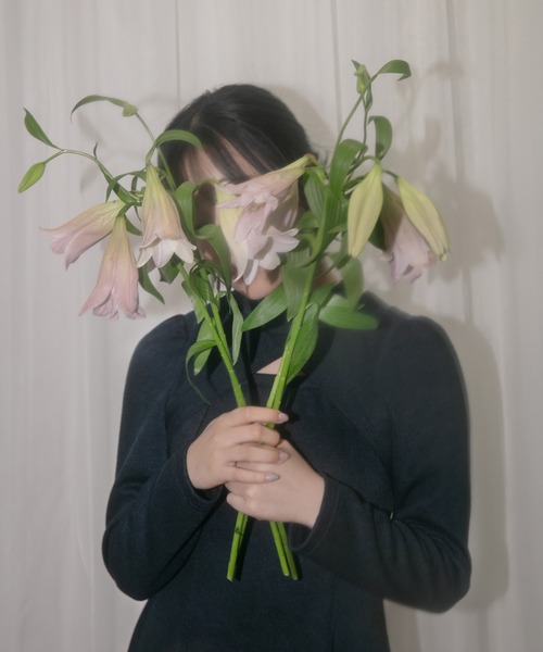 ANDGEEBEE（アンジービー）の「フロントオープンカットワンピ（ワンピース・レディース・ブラック/ネイビー・MEDIUM）」の11枚目の写真