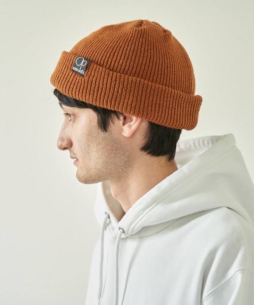 美品 vintage op Ocean Pacific ビーニー　ブラウン OCEAN PACIFIC - 美品 vintage op Ocean Pacific ビーニー