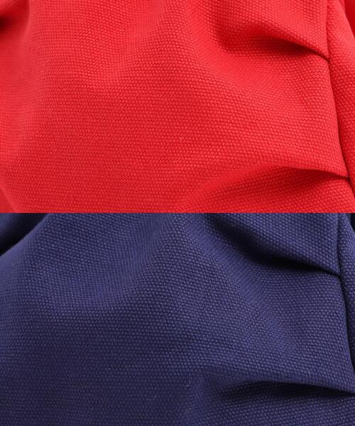 coen(コーエン)の「キャンバスガマグチミニバッグ(ボストンバッグ・レディース・ネイビー/レッド・FREE)」の16枚目の写真