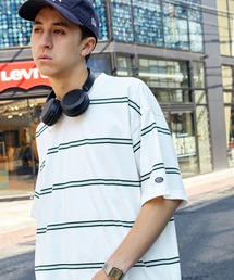 DISCUS ATHLETIC/ディスカス アスレチック SOLOTEX /無地/ボーダー ロゴワッペン 半袖クルーTシャツ