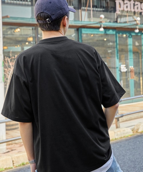 DISCUS ATHLETIC（ディスカス　アスレチック）の「DISCUS ATHLETIC/ディスカス アスレチック SOLOTEX /無地/ボーダー ロゴワッペン 半袖クルーTシャツ（Tシャツ/カットソー・メンズ・オレンジ/グリーン系その他/ブラック/ホワイト系その他/サックスブルー/ホワイト/グリーン/ネイビー・L/M/XL）」の14枚目の写真