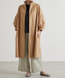 BEARDSLEY | 袖バルーンコート(ノーカラーコート)