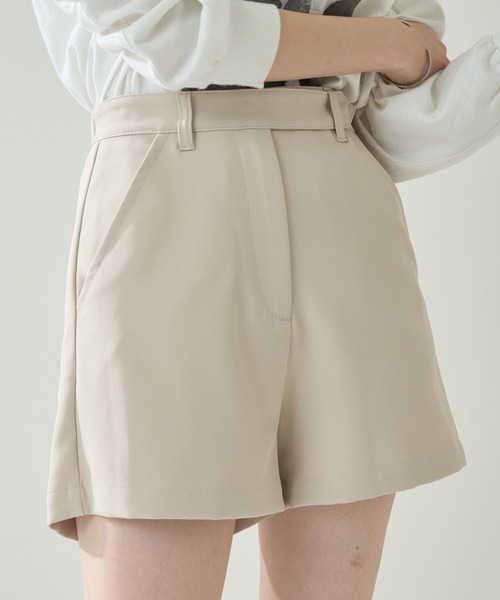 mystic(ミスティック)の「シンプルショートパンツ(その他パンツ・レディース・アイボリー/ブラック・FREE)」の8枚目の写真