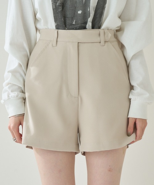mystic(ミスティック)の「シンプルショートパンツ(その他パンツ・レディース・アイボリー/ブラック・FREE)」の16枚目の写真