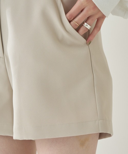 mystic(ミスティック)の「シンプルショートパンツ(その他パンツ・レディース・アイボリー/ブラック・FREE)」の10枚目の写真