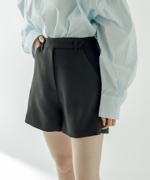 mystic(ミスティック)の「シンプルショートパンツ(その他パンツ・レディース・アイボリー/ブラック・FREE)」の18枚目の写真