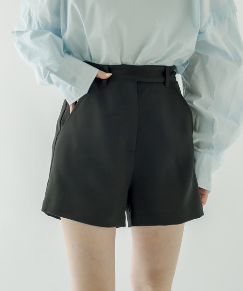 mystic(ミスティック)の「シンプルショートパンツ(その他パンツ・レディース・アイボリー/ブラック・FREE)」の7枚目の写真