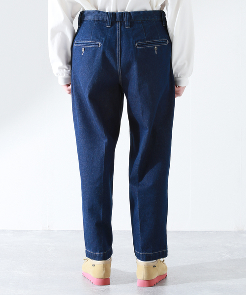 JOURNAL STANDARD relume（ジャーナルスタンダード　レリューム）の「DENIM ワイドスラックス（デニムパンツ・メンズ・ホワイト/ネイビー・SMALL/MEDIUM/LARGE）」の18枚目の写真