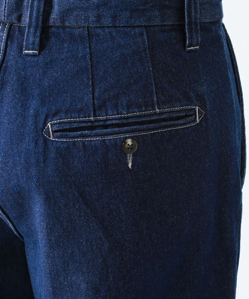 JOURNAL STANDARD relume（ジャーナルスタンダード　レリューム）の「DENIM ワイドスラックス（デニムパンツ・メンズ・ホワイト/ネイビー・SMALL/MEDIUM/LARGE）」の22枚目の写真