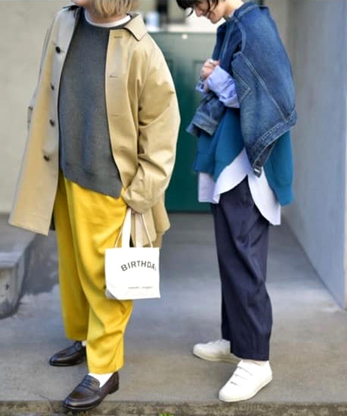 JOURNAL STANDARD LUXE(ジャーナルスタンダード ラックス)の「サテン バルーンパンツ(その他パンツ・レディース・ネイビー/イエロー・FREE)」の19枚目の写真