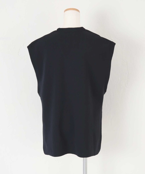 UR'S(ユアーズ)の「Vネックニットベスト(ベスト・レディース・ネイビー/ブラック/アイボリー・M/S/L)」の17枚目の写真