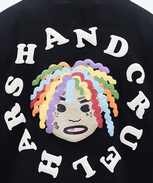 HARSH AND CRUEL(ハーシュアンドクルーエル)の「ポッププリント プルオーバーパーカー HC22SS05【Harsh and Cruel】(パーカー・メンズ・ブラック/ライトグレー・M/L/S/XL)」の18枚目の写真
