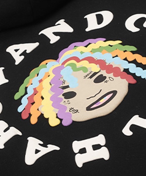 HARSH AND CRUEL(ハーシュアンドクルーエル)の「ポッププリント プルオーバーパーカー HC22SS05【Harsh and Cruel】(パーカー・メンズ・ブラック/ライトグレー・M/L/S/XL)」の19枚目の写真