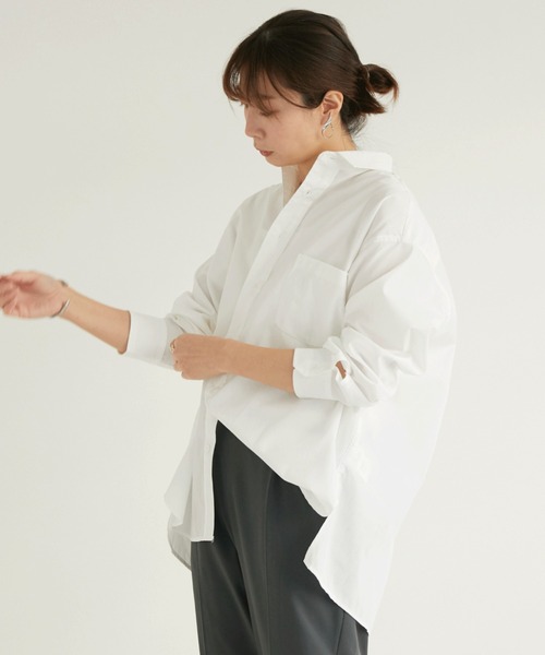 シャンブレービッグシャツ