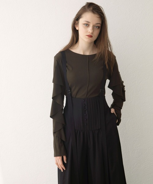Ruffle Sleeve Tops