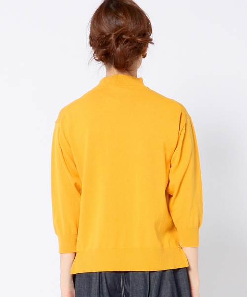 Another Edition(アナザーエディション)の「14GGハイツイストプルオーバー/ AEBC 14GG HIGH TWIST PO◆(ニット/セーター・レディース・オフホワイト/ブラック/ライトグレー/マスタード・フリー)」の16枚目の写真