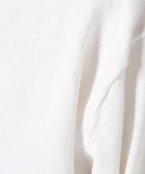 Another Edition(アナザーエディション)の「14GGハイツイストプルオーバー/ AEBC 14GG HIGH TWIST PO◆(ニット/セーター・レディース・オフホワイト/ブラック/ライトグレー/マスタード・フリー)」の11枚目の写真