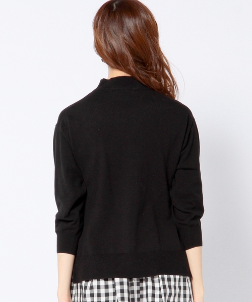 Another Edition(アナザーエディション)の「14GGハイツイストプルオーバー/ AEBC 14GG HIGH TWIST PO◆(ニット/セーター・レディース・オフホワイト/ブラック/ライトグレー/マスタード・フリー)」の12枚目の写真