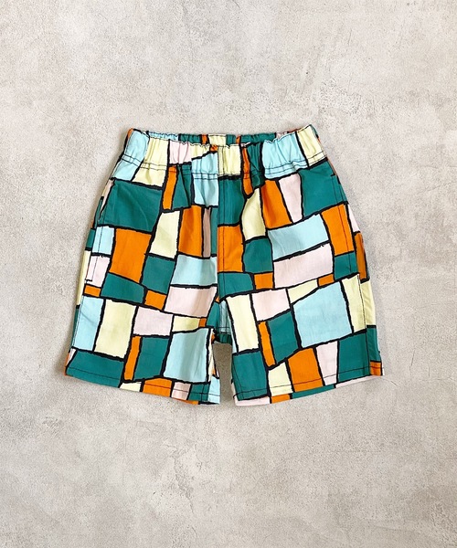 HOGAN RANCH WEAR（ホーガンランチウエア）の「ソウガラショートパンツ(80～150cm)（その他パンツ・キッズ・オレンジ/グリーン/マルチ/ライトブルー・150cm/120/110/140/90/100/95/80/130）」の4枚目の写真