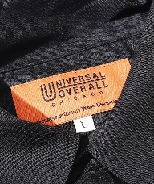 UNIVERSAL OVERALL（ユニバーサルオーバーオール）の「UNIVERSAL OVERALL/ユニバーサルオーバーオール WORKER’S SHIRT ワークシャツ シャツ（シャツ/ブラウス・メンズ・ブラック/ライトグリーン/ライトベージュ/サックスブルー/グリーン/グレー・XL/M/S/L）」の14枚目の写真