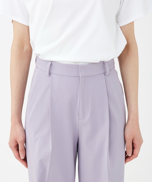 KASHIYAMA(カシヤマ)の「スマートティーアールドライギャバワイドパンツ(その他パンツ・レディース・グリーン/ブルー/ラベンダー/ホワイト/レッド/モスグリーン・マルチサイズ)」の20枚目の写真