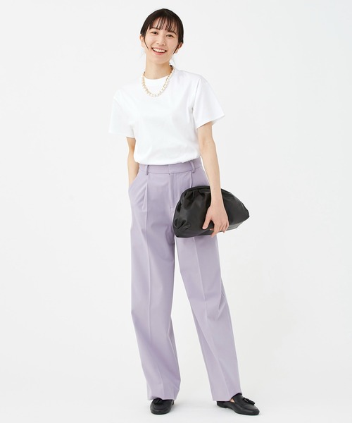 KASHIYAMA(カシヤマ)の「スマートティーアールドライギャバワイドパンツ(その他パンツ・レディース・グリーン/ブルー/ラベンダー/ホワイト/レッド/モスグリーン・マルチサイズ)」の16枚目の写真