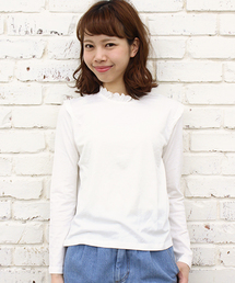 Kastane | 【Kastane】衿フリルプルオーバー(Tシャツ/カットソー)