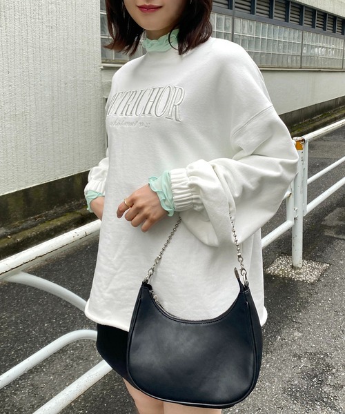 one after another NICE CLAUP(ワンアフターアナザーナイスクラップ)の「チュールメローインナー(Tシャツ/カットソー・レディース・ミント/アイボリー/ピンク/モカ・FREE)」の20枚目の写真