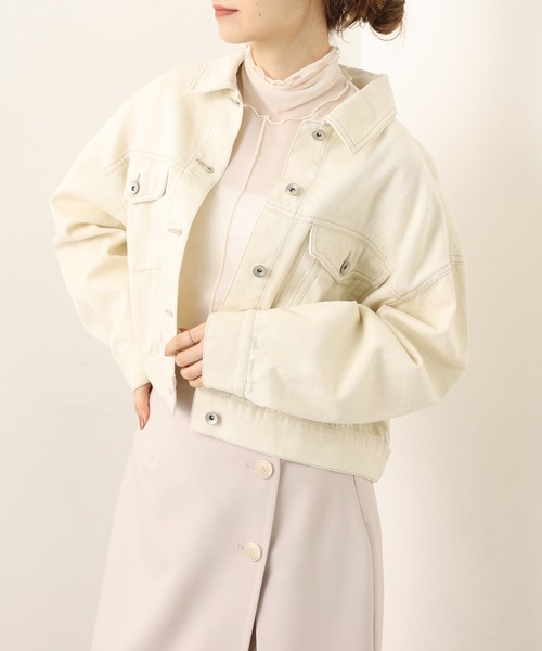one after another NICE CLAUP(ワンアフターアナザーナイスクラップ)の「チュールメローインナー(Tシャツ/カットソー・レディース・ミント/アイボリー/ピンク/モカ・FREE)」の18枚目の写真