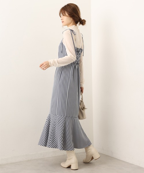 one after another NICE CLAUP(ワンアフターアナザーナイスクラップ)の「チュールメローインナー(Tシャツ/カットソー・レディース・ミント/アイボリー/ピンク/モカ・FREE)」の13枚目の写真