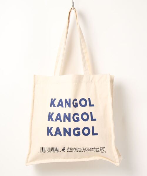 dictionary(ディクショナリー)の「【KANGOL / カンゴール】 プリント スクエア トート バッグ(トートバッグ・レディース・オフホワイト/ブラック/ホワイト系/ブラック系・FREE)」の10枚目の写真