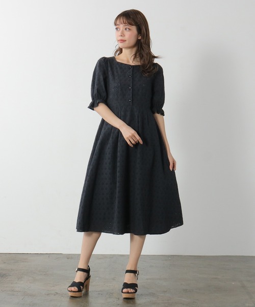 Honeys（ハニーズ）の「レースワンピース（ワンピース・レディース・ミント/ブラック/ホワイト・S/L/M）」の8枚目の写真