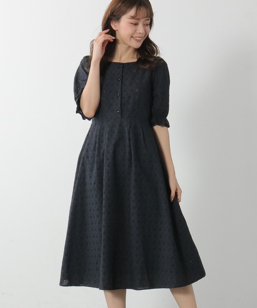 Honeys（ハニーズ）の「レースワンピース（ワンピース・レディース・ミント/ブラック/ホワイト・S/L/M）」の9枚目の写真