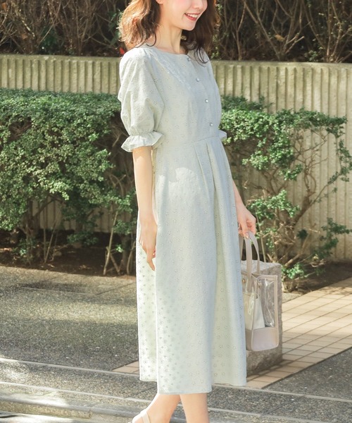 Honeys（ハニーズ）の「レースワンピース（ワンピース・レディース・ミント/ブラック/ホワイト・S/L/M）」の14枚目の写真