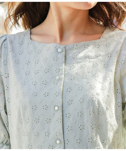 Honeys（ハニーズ）の「レースワンピース（ワンピース・レディース・ミント/ブラック/ホワイト・S/L/M）」の16枚目の写真