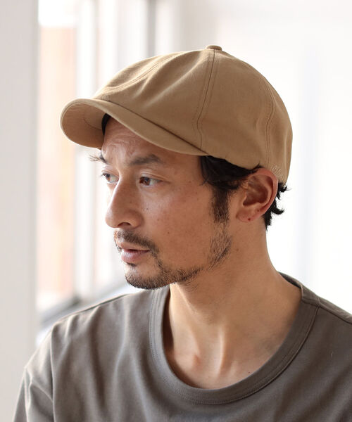 B:MING by BEAMS（ビーミングバイビームス）の「VLANK x B:MING by BEAMS / 別注 オックス ハンチングキャップ（ハット・メンズ・ブラック/ベージュ・FREE）」の2枚目の写真