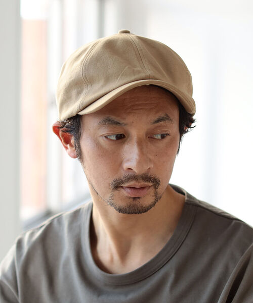 B:MING by BEAMS（ビーミングバイビームス）の「VLANK x B:MING by BEAMS / 別注 オックス ハンチングキャップ（ハット・メンズ・ブラック/ベージュ・FREE）」の4枚目の写真