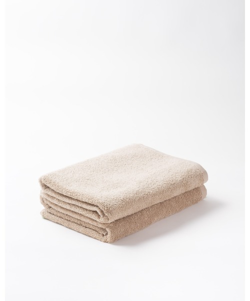 OMNES（オムネス）の「FLUFFY TOWEL バスタオルセット (2枚組)（タオル・レディース・ホワイト/ベージュ/ブラウン/グレー/カーキ/ブルーグレー/ホワイト系その他/チャコール/ホワイト系その他2/ネイビー/アイボリー/ピンク・FREE）」の10枚目の写真