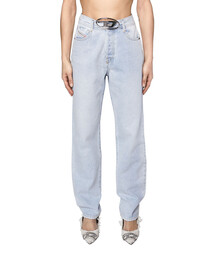 DIESEL | レディース デニム ハイウエスト ストレート ライトウォッシュ(デニムパンツ)