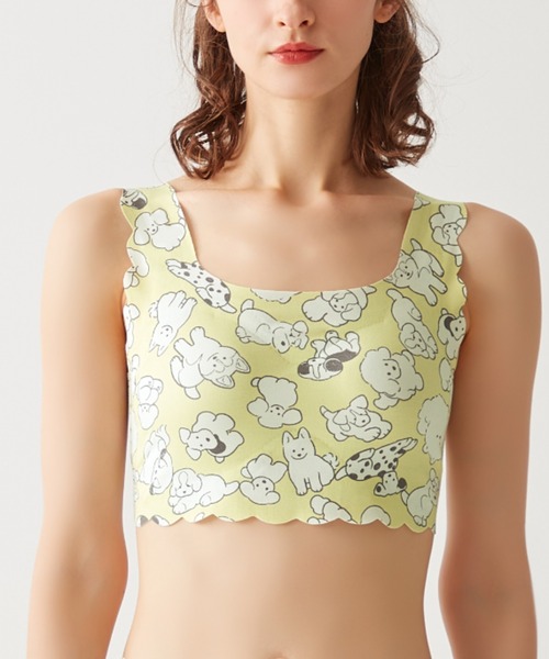 Tuche(トゥシェ)の「Tuche/トゥシェ 縫い目が無くて低刺激 ナイトブラ 保湿加工付き(ナイトブラ・レディース・ベージュ系その他/ライトピンク/グレー系その他/クリーム/ライトブラウン/グレー系その他2/ライトブルー/イエロー系その他・MEDIUM/LARGE/X-LARGE)」の7枚目の写真