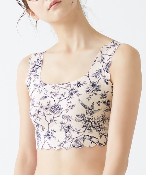 Tuche(トゥシェ)の「Tuche/トゥシェ 縫い目が無くて低刺激 ナイトブラ 保湿加工付き(ナイトブラ・レディース・ベージュ系その他/ライトピンク/グレー系その他/クリーム/ライトブラウン/グレー系その他2/ライトブルー/イエロー系その他・MEDIUM/LARGE/X-LARGE)」の16枚目の写真