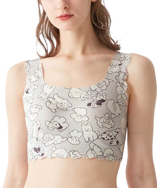 Tuche(トゥシェ)の「Tuche/トゥシェ 縫い目が無くて低刺激 ナイトブラ 保湿加工付き(ナイトブラ・レディース・ベージュ系その他/ライトピンク/グレー系その他/クリーム/ライトブラウン/グレー系その他2/ライトブルー/イエロー系その他・MEDIUM/LARGE/X-LARGE)」の22枚目の写真