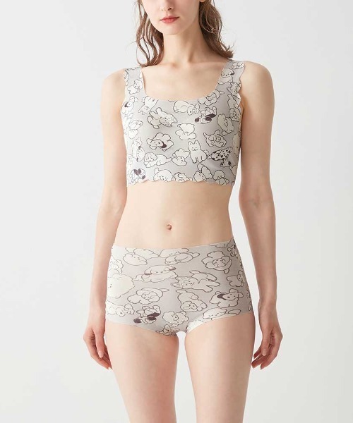 Tuche(トゥシェ)の「Tuche/トゥシェ 縫い目が無くて低刺激 ナイトブラ 保湿加工付き(ナイトブラ・レディース・ベージュ系その他/ライトピンク/グレー系その他/クリーム/ライトブラウン/グレー系その他2/ライトブルー/イエロー系その他・MEDIUM/LARGE/X-LARGE)」の21枚目の写真