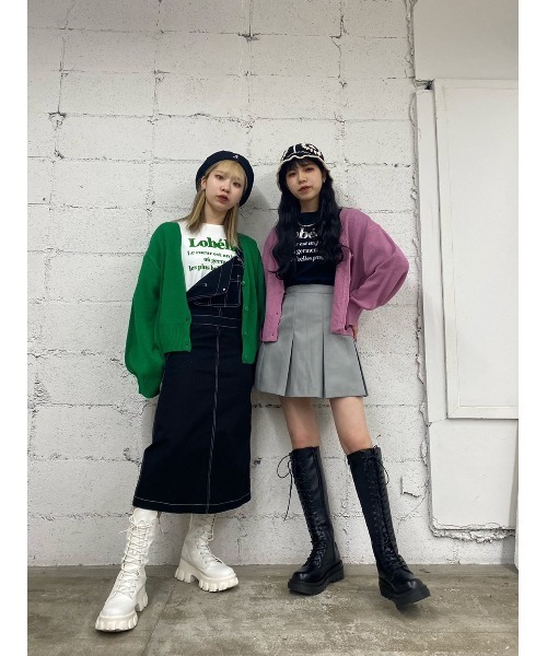 WC（ダブル シー）の「ロゴデザイン刺繍T（Tシャツ/カットソー・レディース・ブラック/ライトパープル/グリーン/ピンク・FREE）」の18枚目の写真