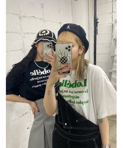 WC（ダブル シー）の「ロゴデザイン刺繍T（Tシャツ/カットソー・レディース・ブラック/ライトパープル/グリーン/ピンク・FREE）」の20枚目の写真