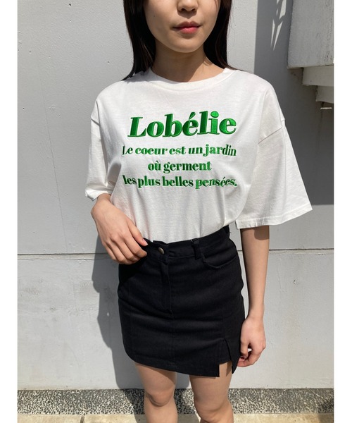 WC（ダブル シー）の「ロゴデザイン刺繍T（Tシャツ/カットソー・レディース・ブラック/ライトパープル/グリーン/ピンク・FREE）」の7枚目の写真