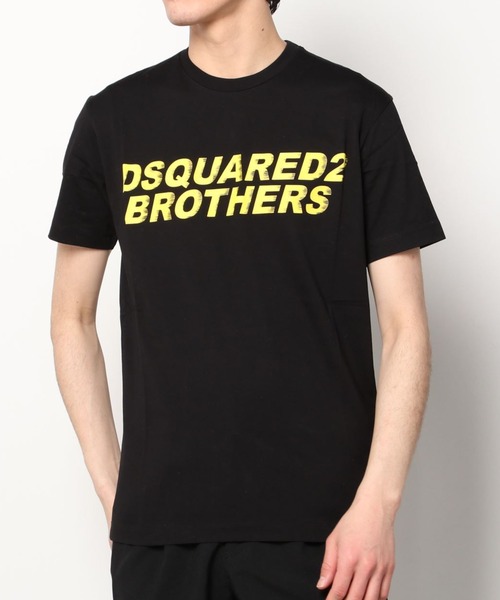 DSQUARED2(ディースクエアード)の「T-SHIRT /D2 BRO COOL T-SHIRT / COOL FIT /DYED /0211(Tシャツ/カットソー・メンズ・ホワイト/ブラック・XL/L/M/S/XXL)」の2枚目の写真