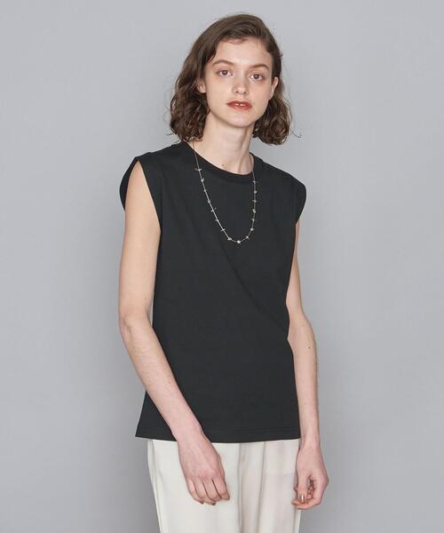AEWEN MATOPH(イウエン マトフ)の「<AEWEN MATOPH(イウエン マトフ)>コットン ノースリーブカットソー(Tシャツ/カットソー・レディース・オレンジ/ホワイト/ブラック・FREE)」の3枚目の写真