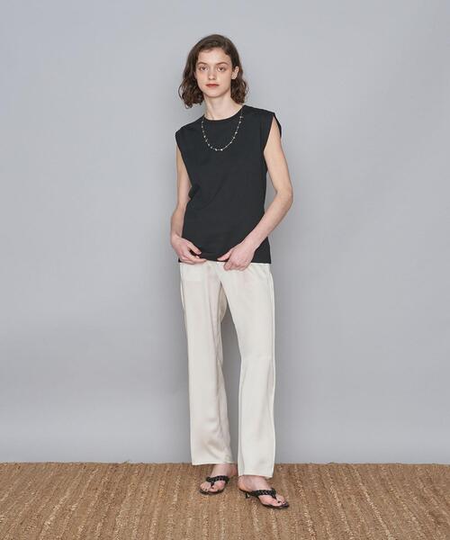 AEWEN MATOPH(イウエン マトフ)の「<AEWEN MATOPH(イウエン マトフ)>コットン ノースリーブカットソー(Tシャツ/カットソー・レディース・オレンジ/ホワイト/ブラック・FREE)」の8枚目の写真